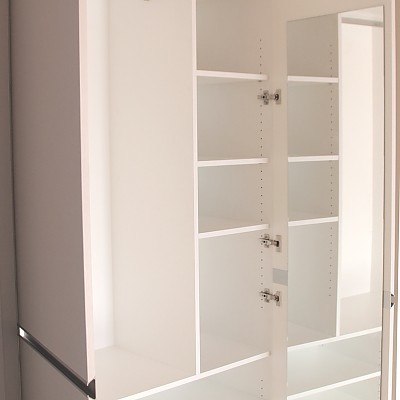 Innenleben weiß mit Spiegel Innenleben weiß mit Spiegel